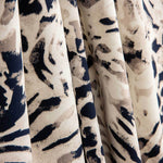 Off-White Animal Print Duchesse Satin - Ribes y Casals