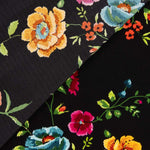 Crepe Manila Shawl Black - Ribes y Casals