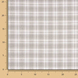 100% Cotton Beige Checks, 200 Thread Count - Ribes y Casals
