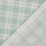 100% Cotton Sea Green Checks Sheet, 200 Thread Count - Ribes y Casals