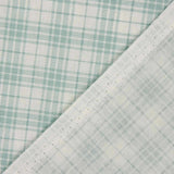 100% Cotton Sea Green Checks Sheet, 200 Thread Count - Ribes y Casals