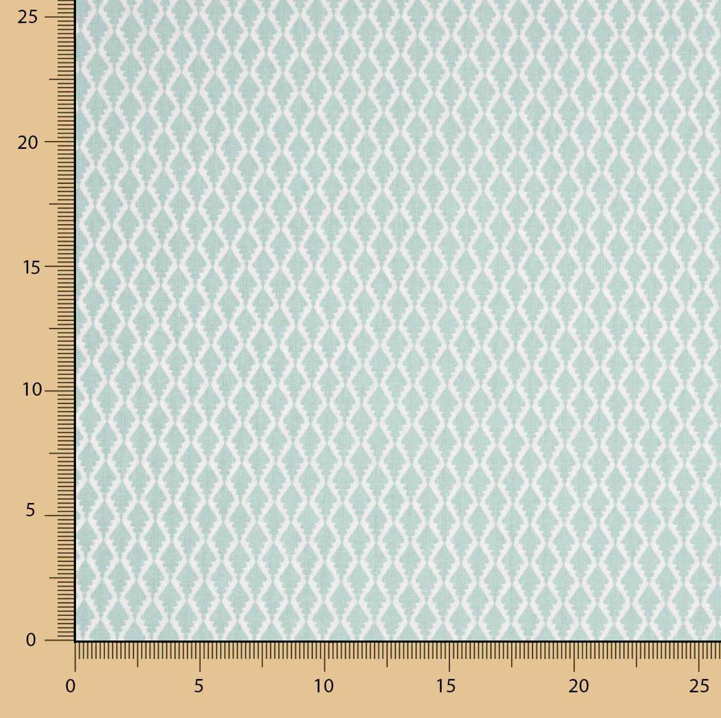 100% Cotton Sea Green Diamond Pattern 200 Thread Count Bed Sheet - Ribes y Casals