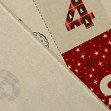 Reversible Cotton Fabric Advent Calendar Panel - Ribes y Casals