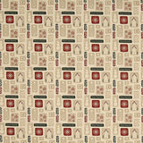 Christmas Cotton Poplin with Vintage Print Labels - Ribes y Casals