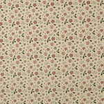 Christmas Cotton Poplin with Floral Design and Holly - Ribes y Casals