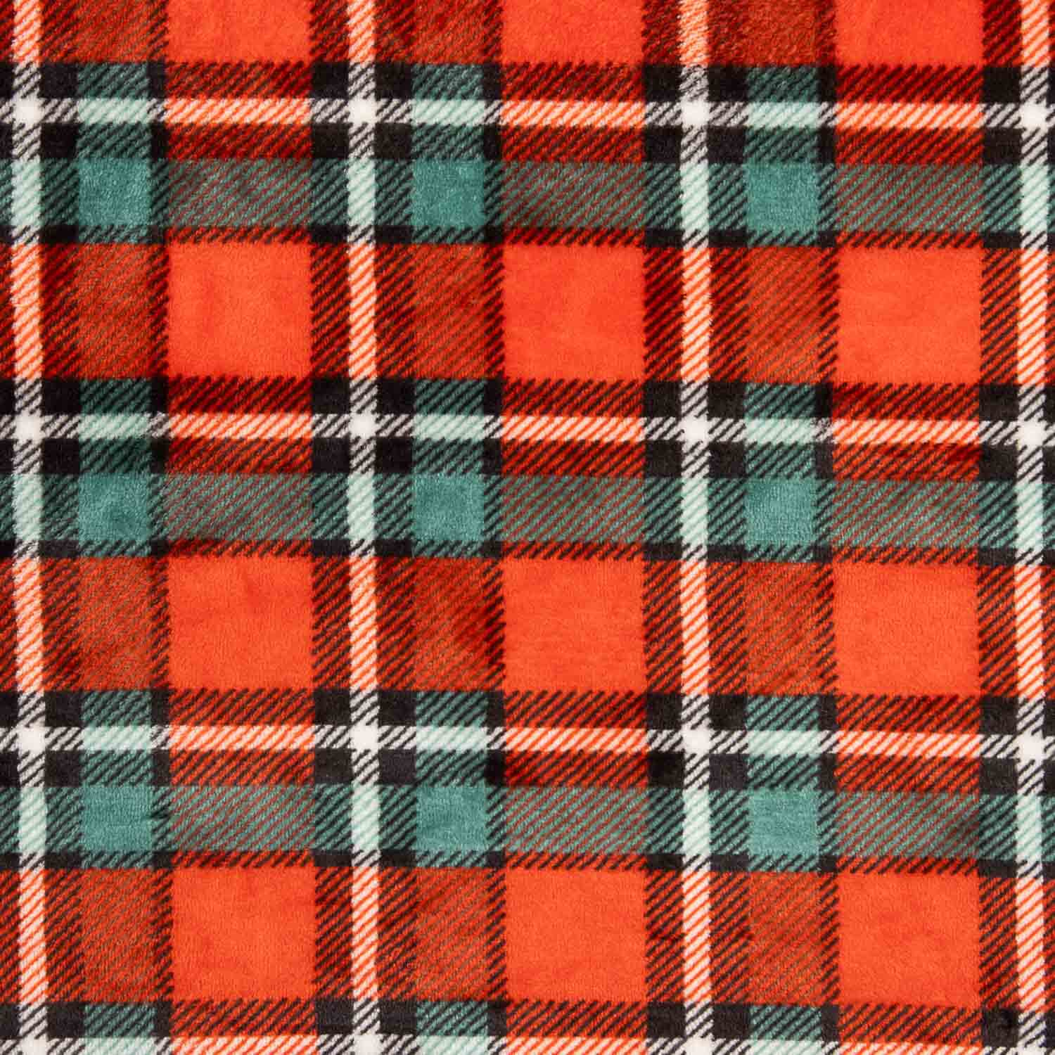 Soft Minky Christmas Check - Ribes y Casals