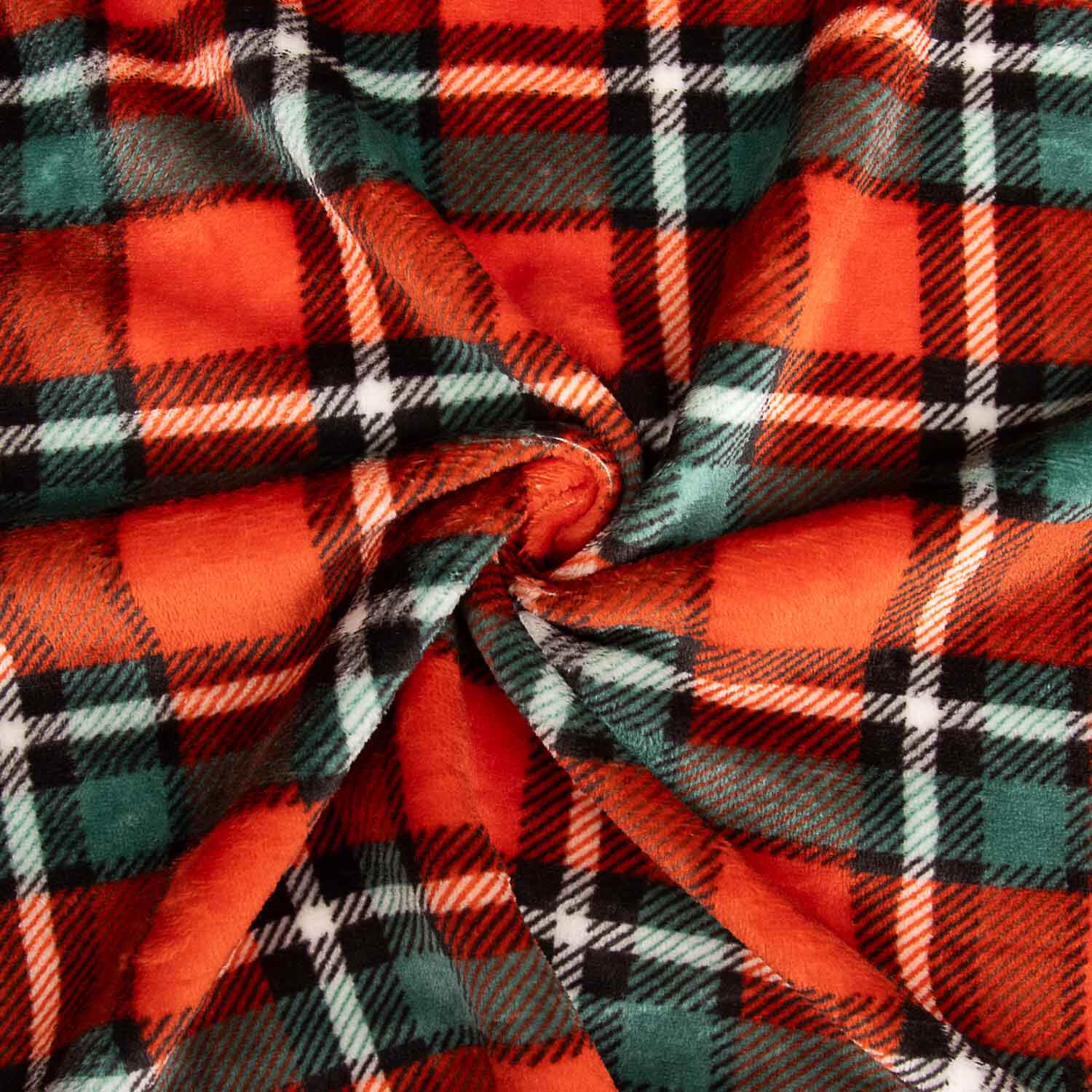 Soft Minky Christmas Check - Ribes y Casals