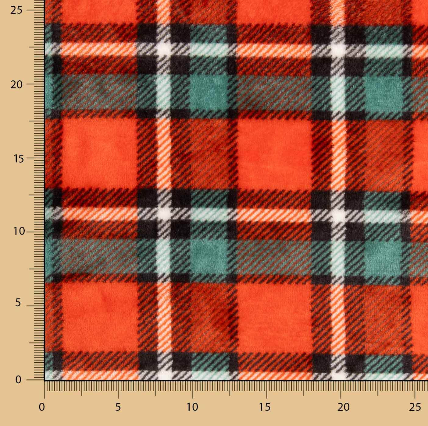 Soft Minky Christmas Check - Ribes y Casals