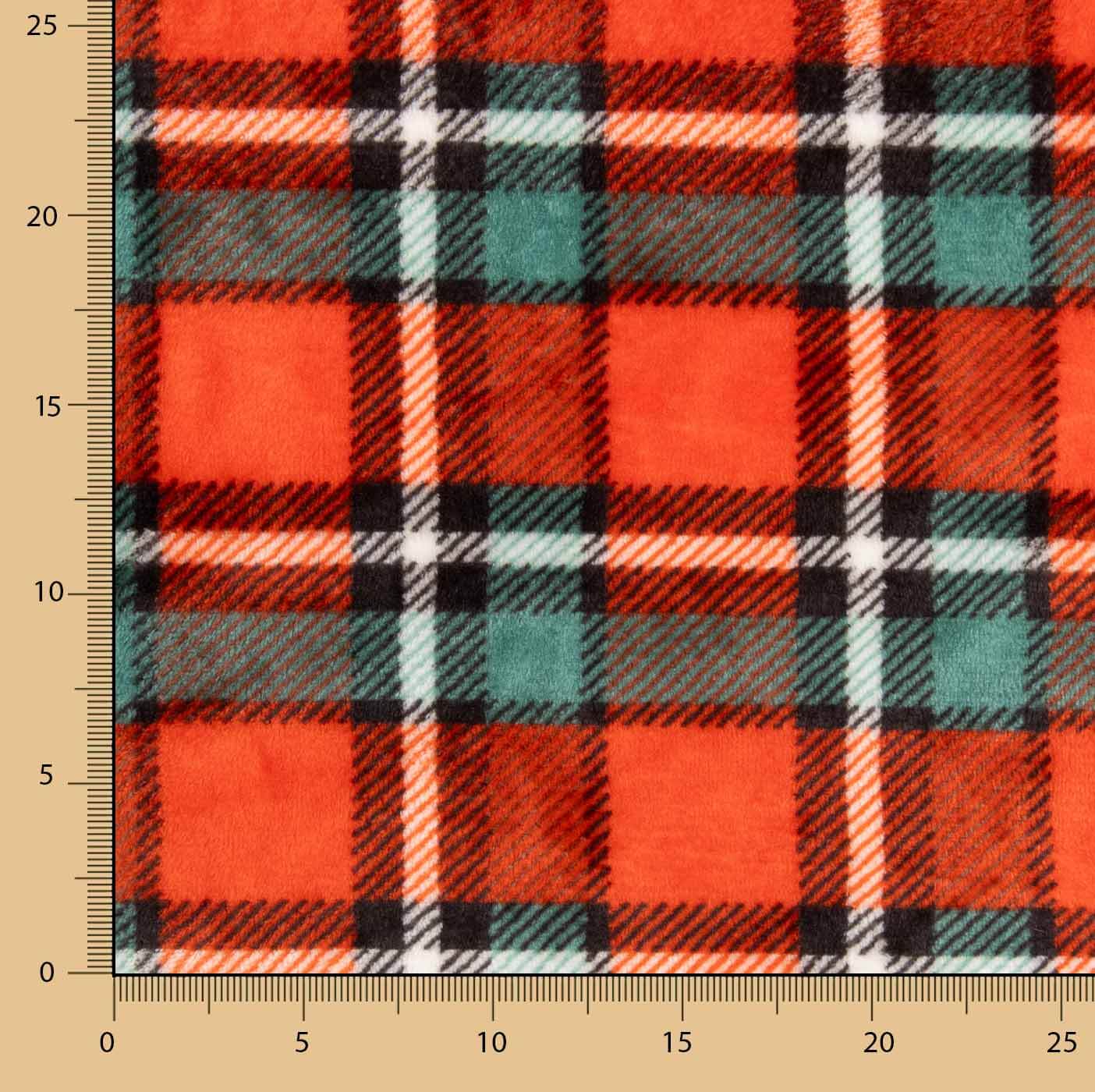 Soft Minky Christmas Check - Ribes y Casals