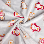 Soft Minky Penguins OEKO-TEX - Ribes y Casals