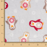 Soft Minky Penguins OEKO-TEX - Ribes y Casals