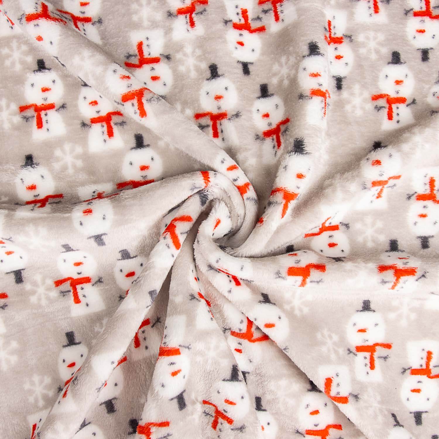 Soft Minky Snowmen  - Ribes y Casals