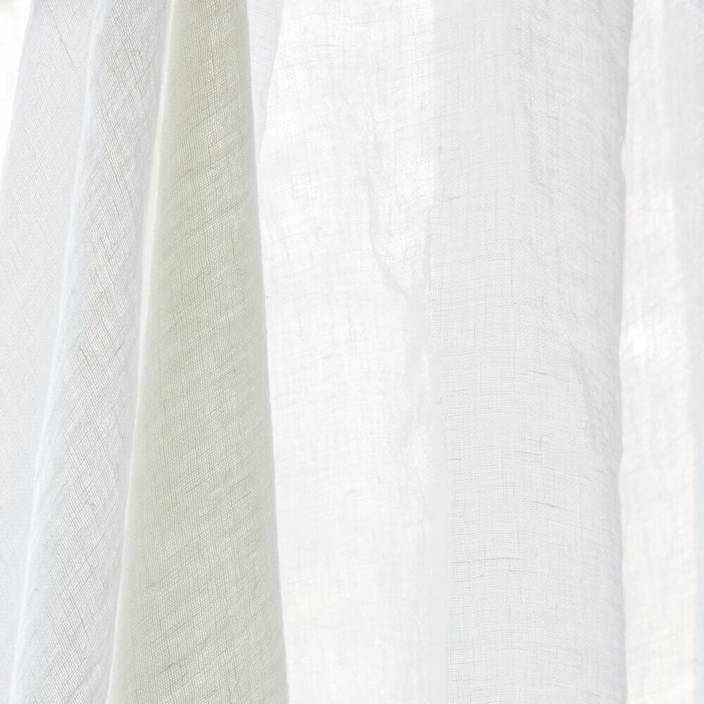 Linen Voile 310cm Natural White Color - Ribes y Casals