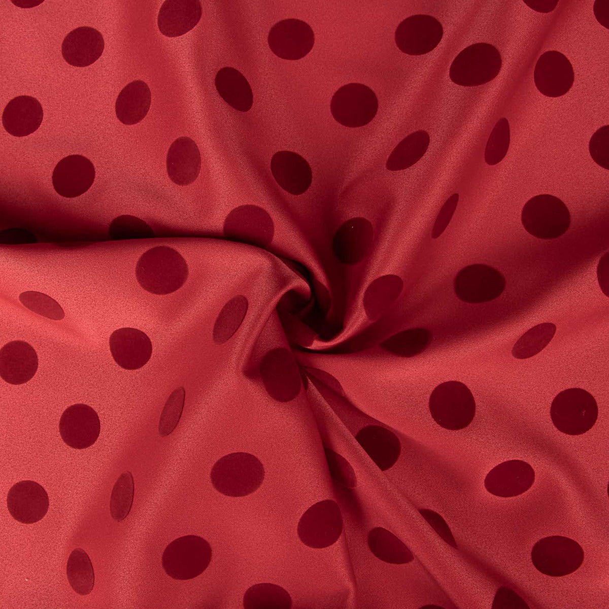 Glossy Fama Stretch Flocked Red - Ribes y Casals