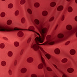 Glossy Fama Stretch Flocked Red - Ribes y Casals