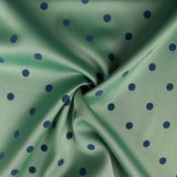 Glossy Fama Stretch Flocked Sage Blue - Ribes y Casals
