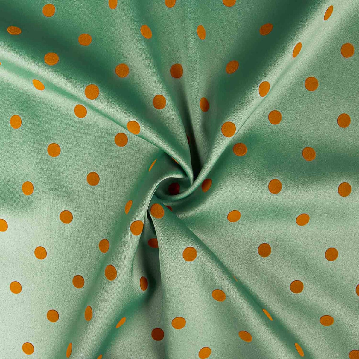 Glossy Fama Stretch Flocked Sage Orange - Ribes y Casals