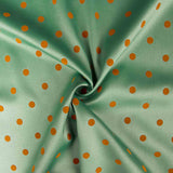 Glossy Fama Stretch Flocked Sage Orange - Ribes y Casals