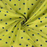 Glossy Fama Stretch Flocked Lime - Ribes y Casals