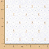 Blue Cotton Piqué Bunnies - Ribes y Casals