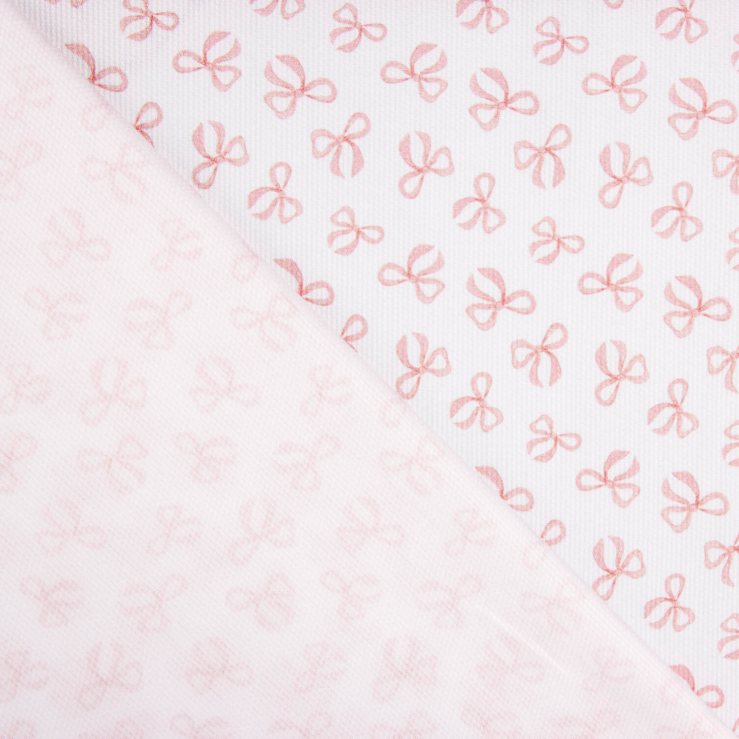 Pink Cotton Piqué with Bows - Ribes y Casals