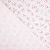 Pink Cotton Piqué with Bows - Ribes y Casals