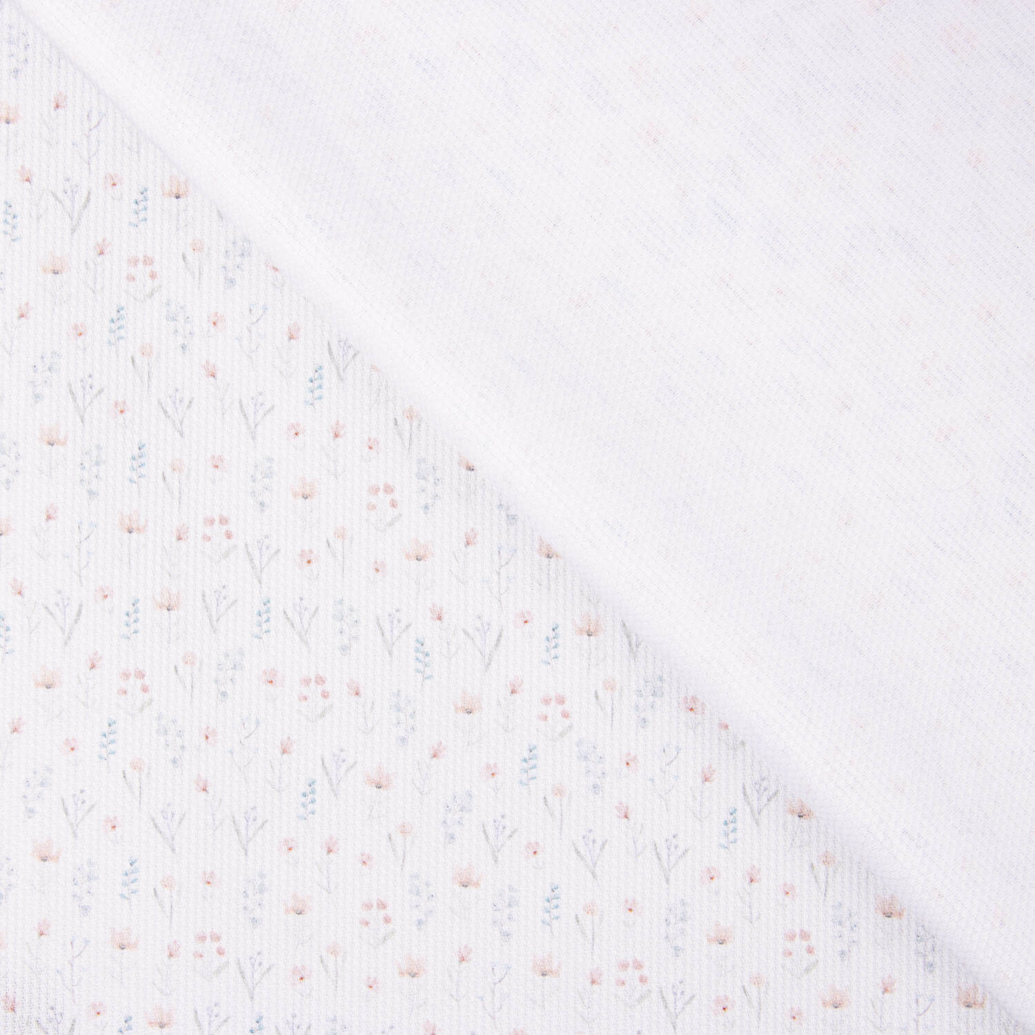 Mini Blue and Pink Cotton Piqué - Ribes y Casals