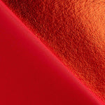 Metallic Laminated Velour Fabric Red - Ribes y Casals