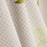 Resin-coated polyester tablecloth, olive green - Ribes y Casals