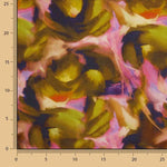 Ochre Brushstroke Print Roma Knit - Ribes y Casals