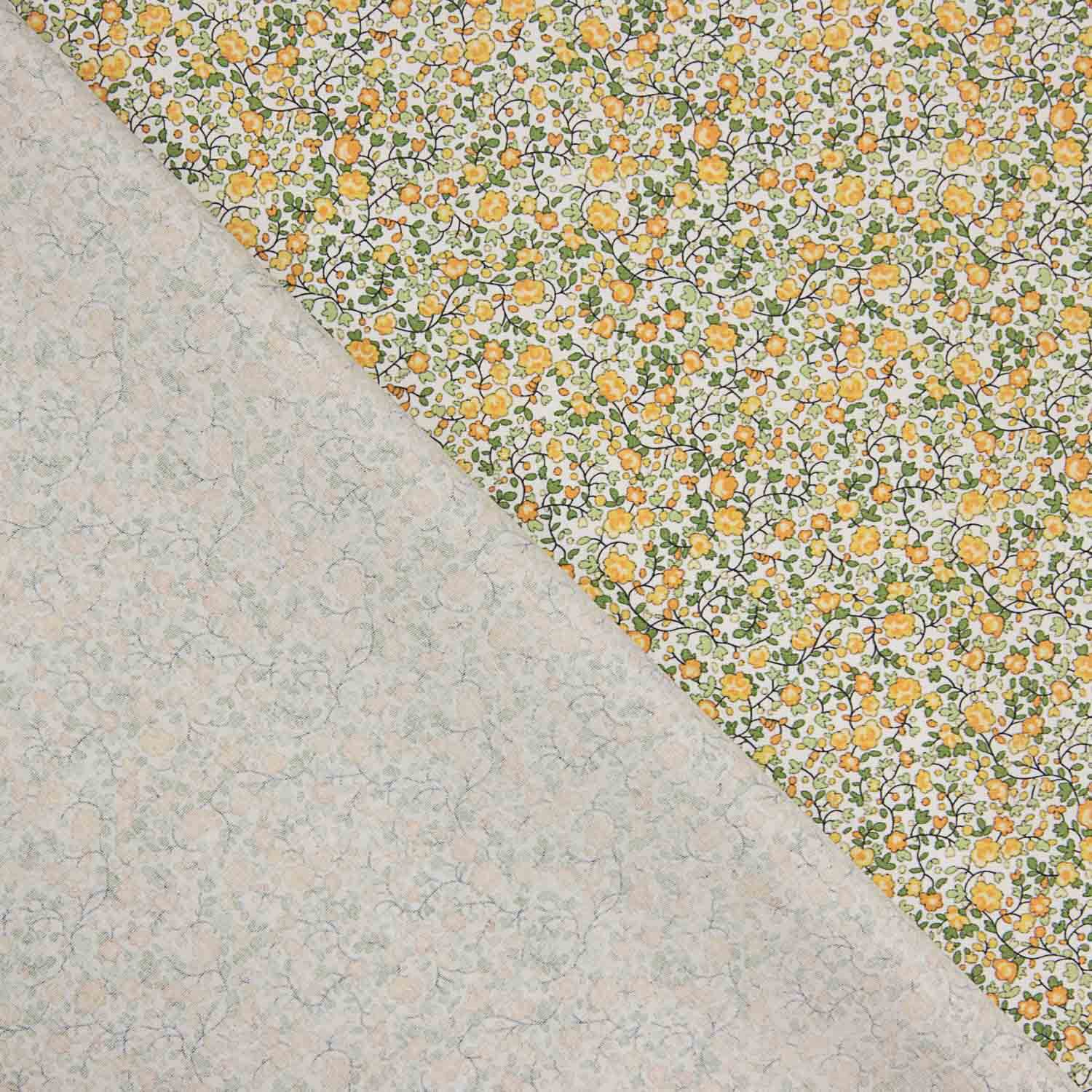 Mini Garden Mustard Cotton Poplin - Ribes y Casals