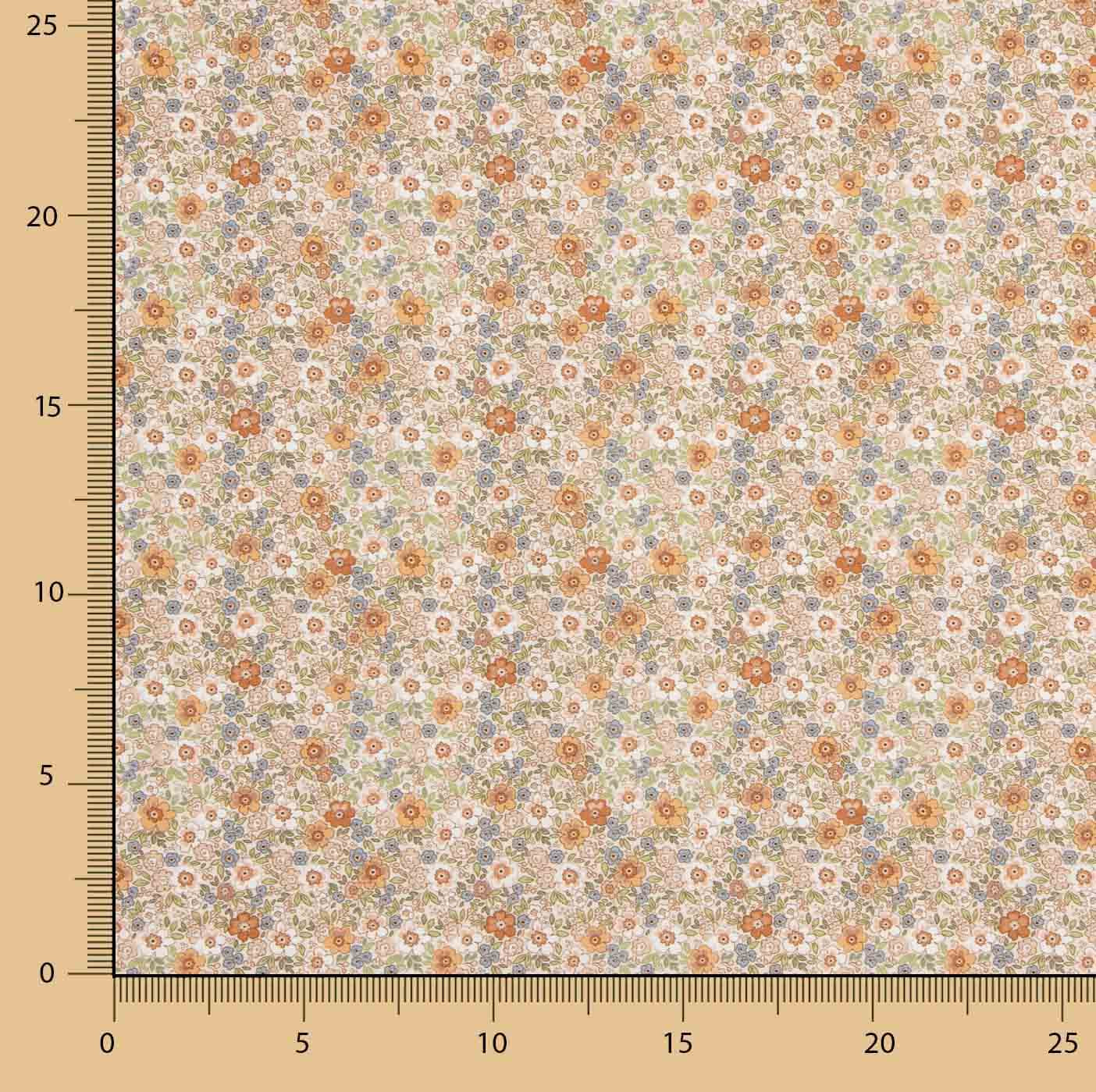 Mini Garden Sand Cotton Poplin - Ribes y Casals