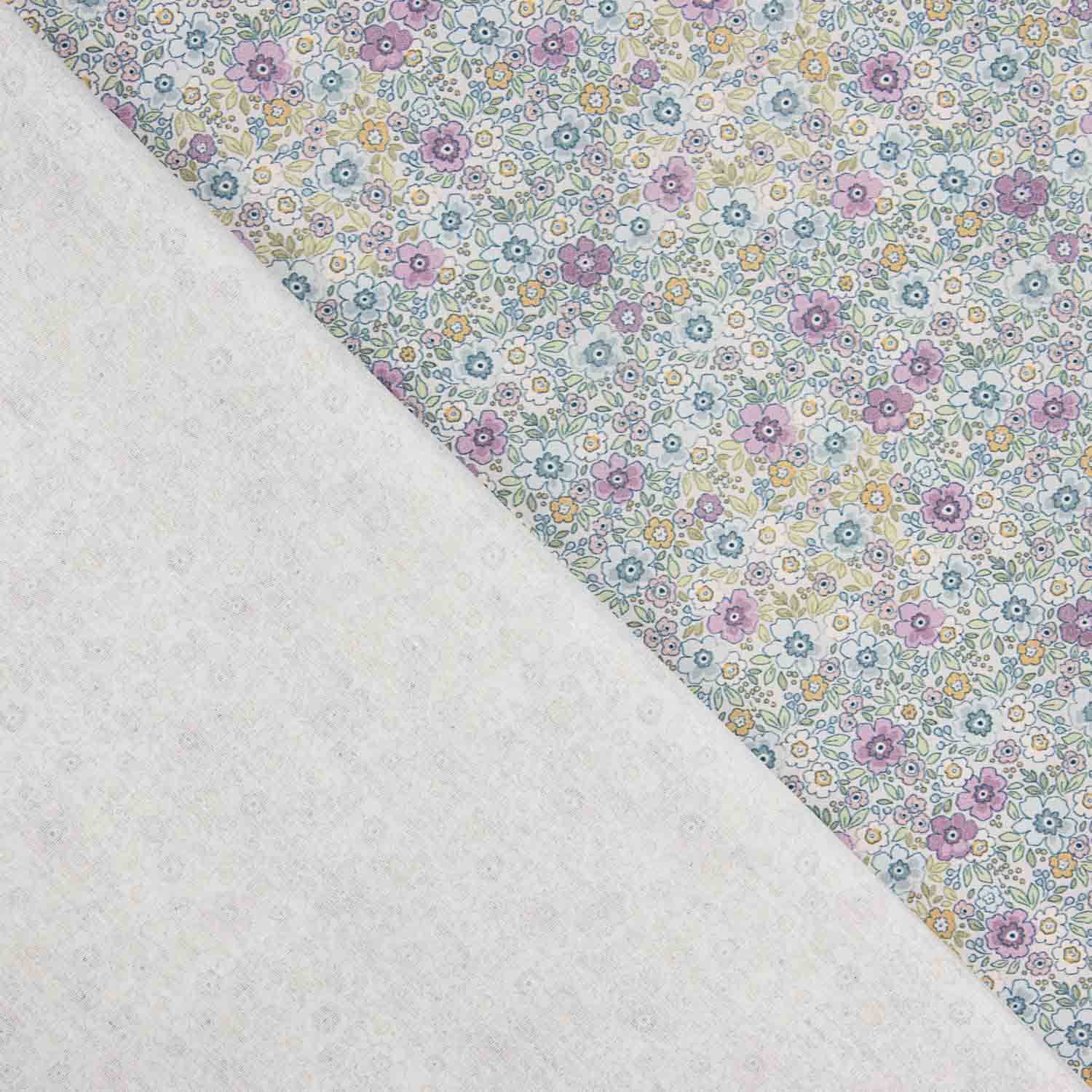 Mini Garden Mauve Cotton Poplin - Ribes y Casals