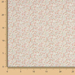 Microfloral Coral Cotton Poplin - Ribes y Casals