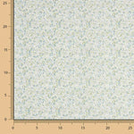 Green Microfloral Cotton Poplin - Ribes y Casals