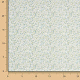 Green Microfloral Cotton Poplin - Ribes y Casals