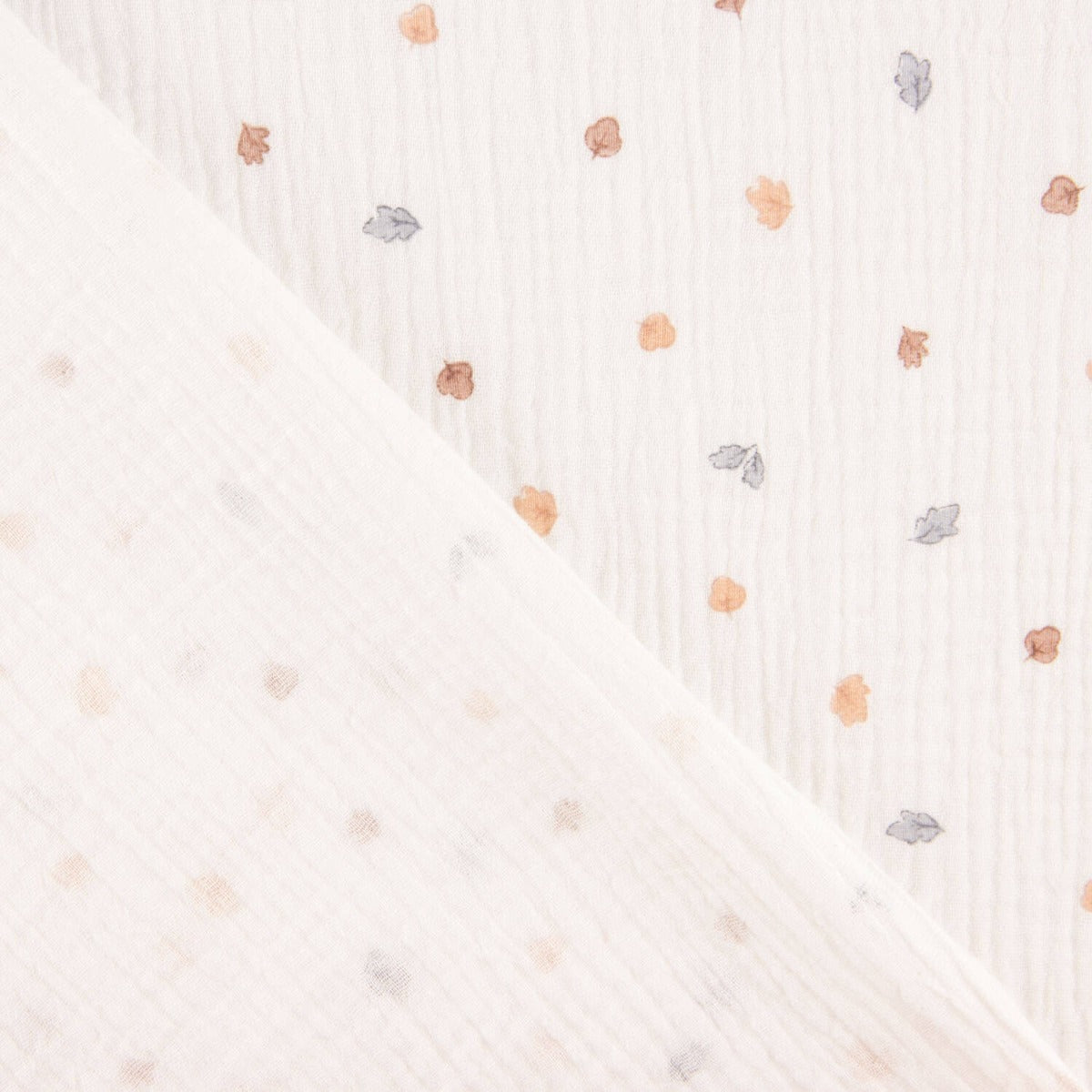 “Forest Dots” Cotton Crinkle Gauze - Ribes y Casals