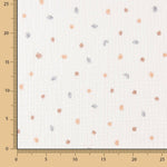 “Forest Dots” Cotton Crinkle Gauze - Ribes y Casals