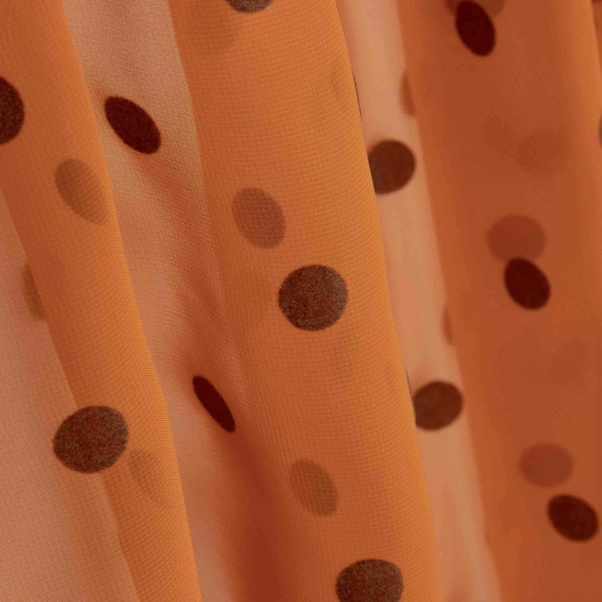 Chiffon Flocked Polka Dots Tile - Ribes y Casals