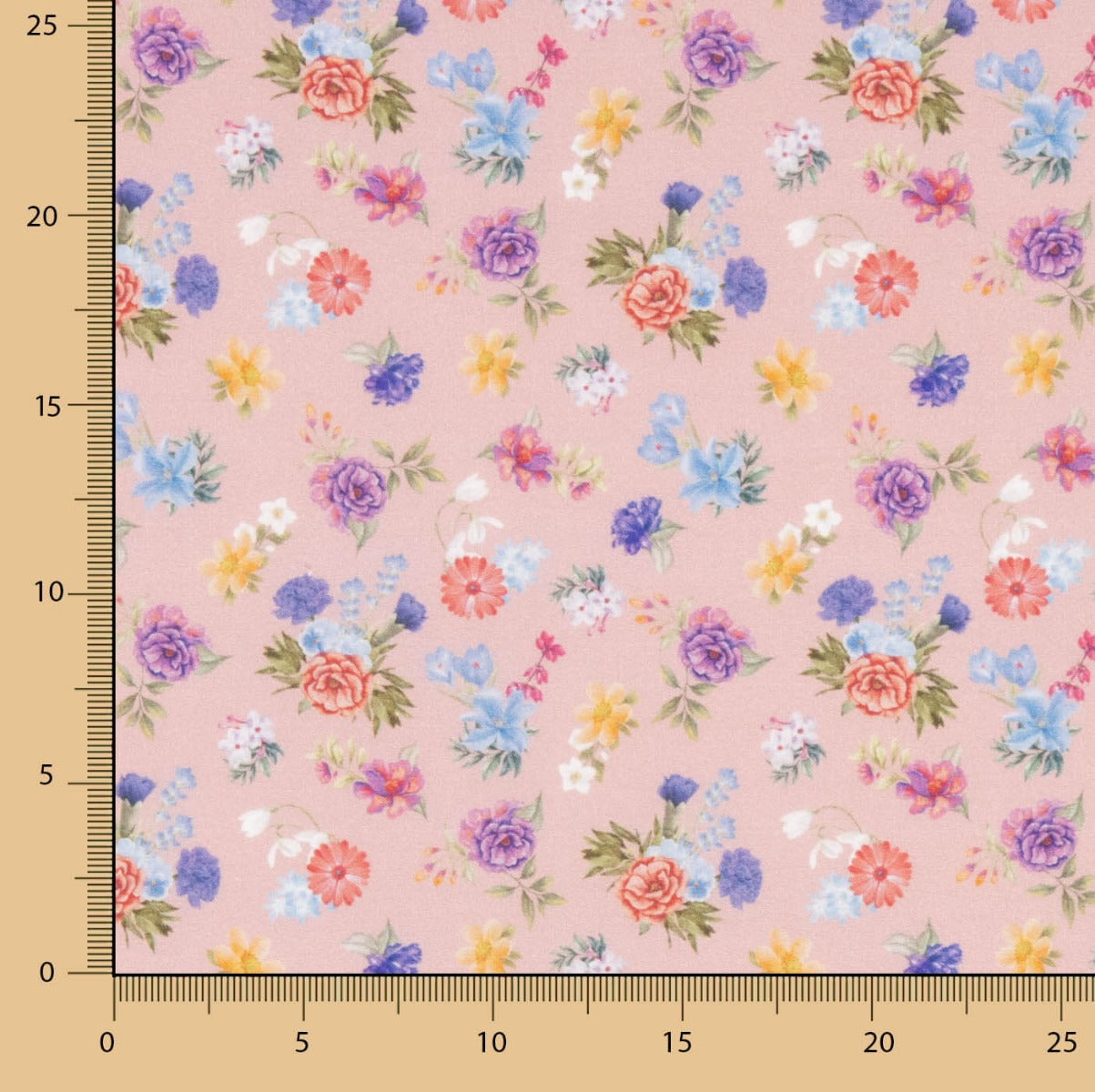 Flamenca Printed Poplin Flor Creto Pink Poplin - Ribes y Casals