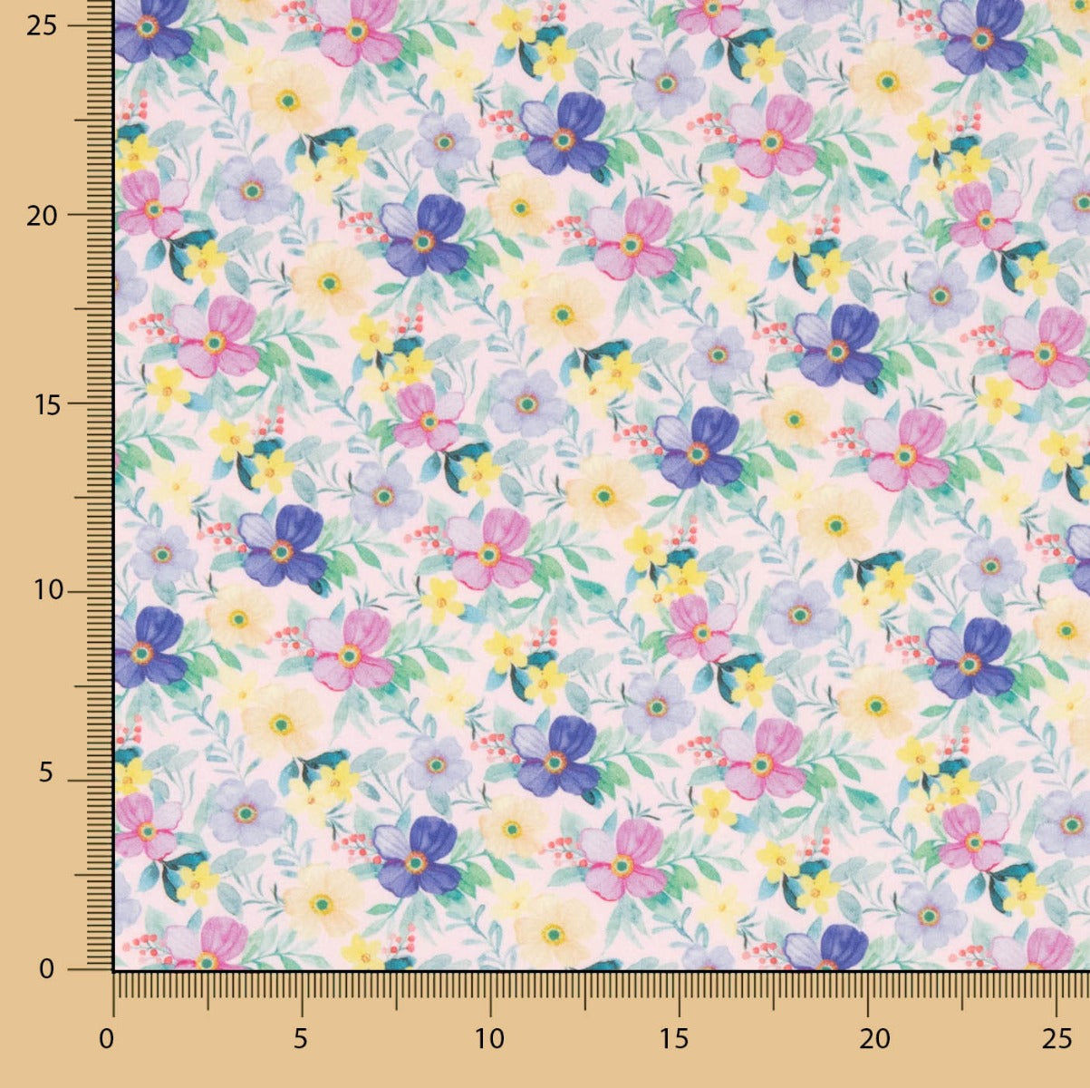 Flamenca Flor Hawa Pink Printed Poplin Poplin - Ribes y Casals