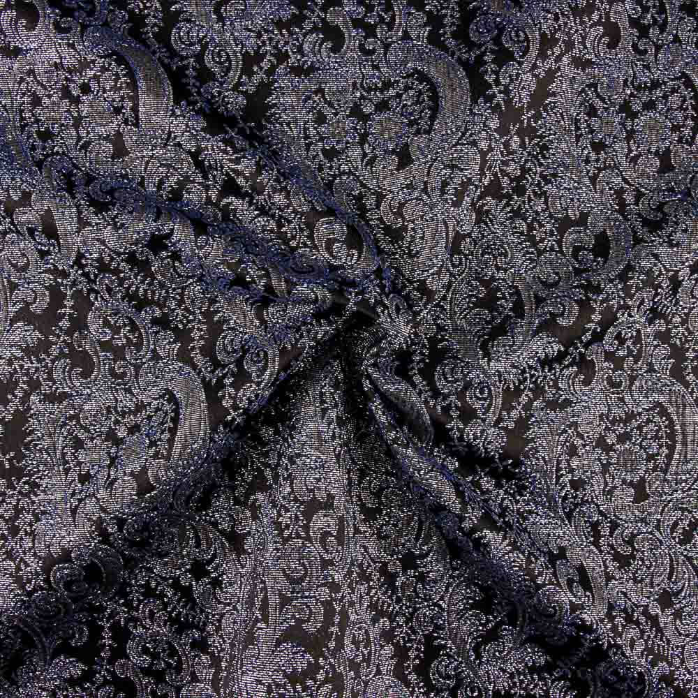Blue Gray Lurex Brocade - Ribes y Casals