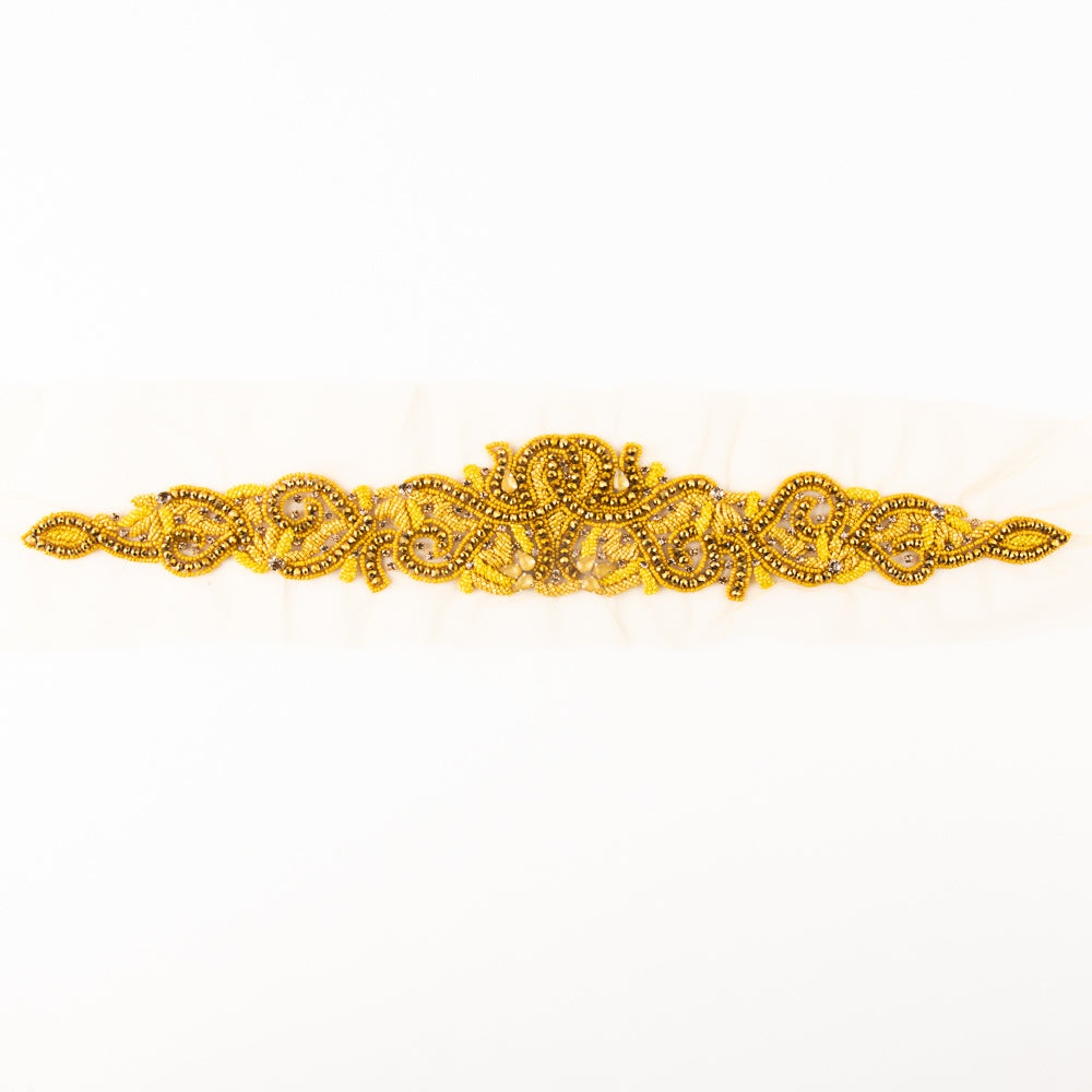 Aplique Pedrería Margot Dorado - Ribes y Casals