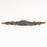 Aplique Pedrería Margot Negro - Ribes y Casals