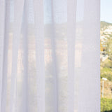 Rustic White Sheer Curtain - Ribes y Casals