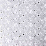 Retro White Swiss Daisies Embroidery - Ribes y Casals