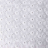 Retro White Swiss Daisies Embroidery - Ribes y Casals