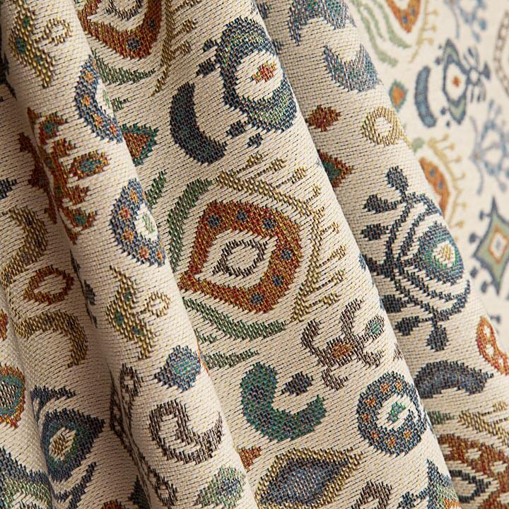 Multicoloured Ethnic Ikat Tapestry - Ribes y Casals