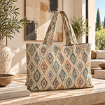 Multicoloured Tribal Ethnic Print Tapestry - Ribes y Casals