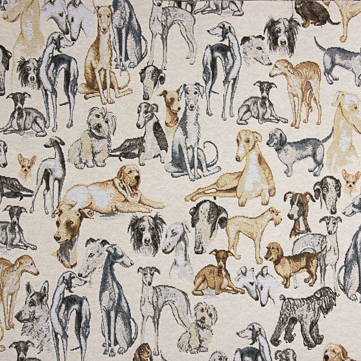 Tapestry: Different Dog Breeds - Ribes y Casals
